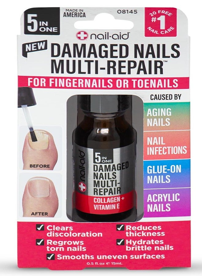 Nail-Aid - 5-in-1 Damaged Nails Multi-Repair for Fingernails or Toenails - Image 5
